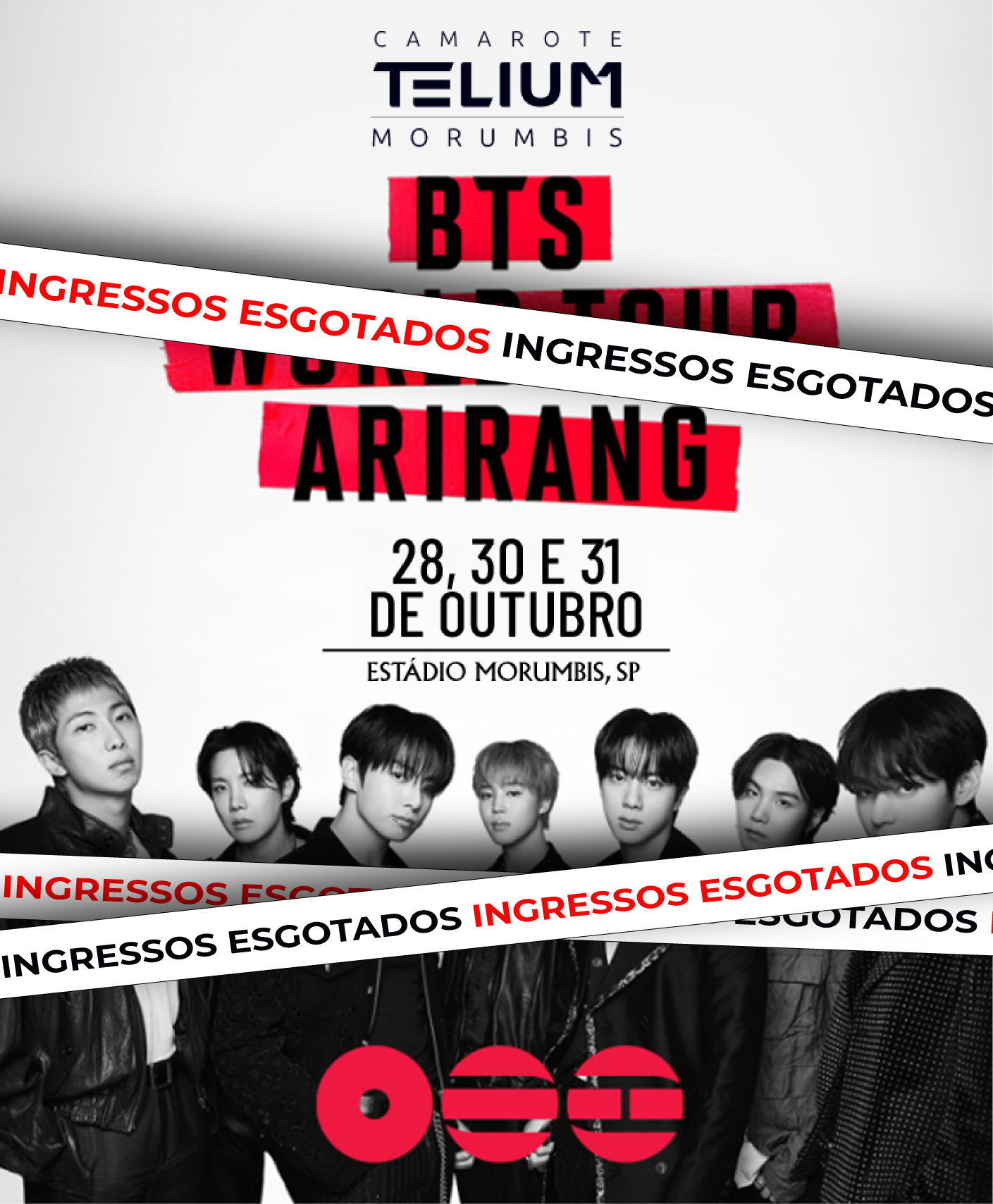 BTS WORD TOUR - Ingressos esgotados
